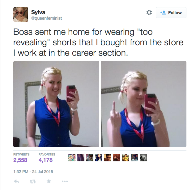 Feminist Quits Job to Rail Against 'Sexist' Dress Codes that 'Benefit